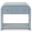 Liabella 1 Drawer Curved Nightstand In Light Grey and Gold
