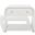 Liabella 1 Drawer Curved Nightstand In White and Gold