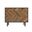 Liam Accent Cabinet In Black and Brown Wood