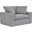 Liberty 51.5 Inch Upholstered Chair and a Half In Gray