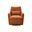 Lilith Swivel Chair In Brick Chenille and Black