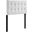 Lily White Biscuit Tufted Twin Performance Velvet Headboard