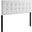 Lily White King Biscuit Tufted Performance Velvet Headboard
