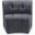 Limitless Velvet Modular Chair In Grey