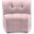 Limitless Velvet Modular Chair In Pink