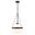 Lincoln 12.75 Inch 1 Light Pendant In Matte Black