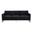 Lincoln Velvet Sofa In Black