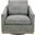 Linden Swivel Chair In Slated Moss
