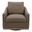 Linden Swivel Chair In Soft Taupe