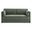 Linden Upholstered Heathered Chenille Sofa In Eucalyptus