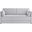 Linden Upholstered Heathered Chenille Sofa In Newsprint