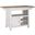 Lindsey Farm Kitchen Island In Weathered White and Sandstone