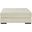 Lindyn Oversized Accent Ottoman In Ivory