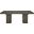 Linea Rectangular Dining Table in Cerused Charcoal