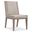 Linea Side Chair in Cerused Greige Finish