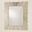 Linenfold Large Mirror In Silver
