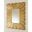 Linenfold Small Mirror In Brass