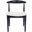 Lionel Retro Dining Chair Set of 2 in Black DCH1003C-SET2