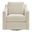 Liora Performance Velvet Armchair In Alabaster