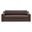 Liora Performance Velvet Sofa In Chocolate Brown