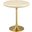 Lippa 20 Inch Artificial Round Side Table In Gold