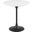 Lippa 20 Inch  Round Side Table In Black White