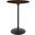 Lippa 28 Inch Wood Bar Table In Walnut and Black