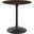 Lippa 28 Inch Wood Dining Table In Walnut and Black