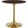 Lippa 28 Inch Wood Dining Table In Walnut