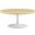 Lippa 36 Inch Artificial Round Coffee Table In White