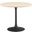 Lippa 36 Inch Artificial Round Dining Table In Black