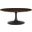 Lippa 36 Inch Wood Coffee Table In Walnut and Black