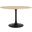 Lippa 47 Inch Wood Dining Table In Black and Natural