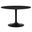 Lippa 48 Inch Round Solid Wood Dining Table In Black