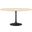 Lippa 60 Inch Artificial Oval Dining Table In Black