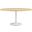 Lippa 60 Inch Artificial Oval Dining Table In White