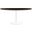 Lippa 60 Inch Dining Table In White/Cherry Walnut