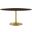 Lippa 60 Inch Oval Wood Dining Table In Walnut