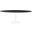 Lippa 78 Inch Oval Artificial Marble Dining Table