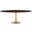 Lippa 78 Inch Oval Wood Dining Table In Walnut