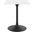 Lippa Black and White 24 Inch Square Wood Top Dining Table