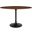 Lippa 48 Inch Oval Dining Table In Black Walnut