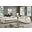Lippa Living Room Set In Gold And Off white