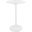 Lippa White 28 Inch Round Artificial Marble Bar Table