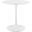Lippa White 28 Inch Round Wood Top Dining Table