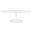 Lippa White 48 Inch Oval-Shaped Wood Top Coffee Table