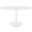 Lippa White 54 Inch Oval Artificial Marble Dining Table