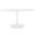Lippa White 60 Inch Oval Wood Top Dining Table
