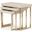 Lisbon Nesting Tables Set of 3 In Silken Matte Cream