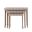 Lisbon Nesting Tables Set of 3 In Silky Cream and Bronze